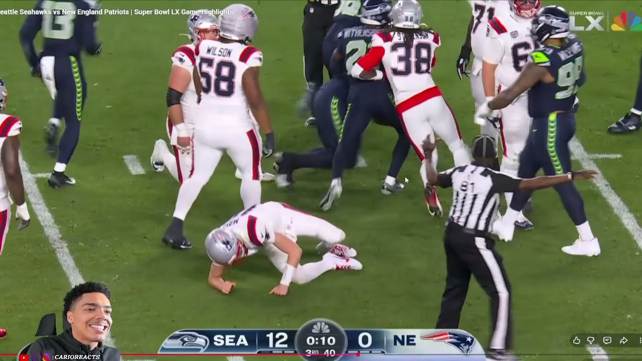 CarioReacts To Seahawks vs Patriots | SUPER BOWL LX | February 8, 2026!!!