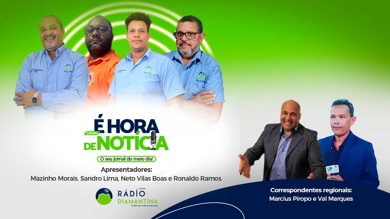 Jornal É Hora de Notícia (23/01) Com: Mazinho Morais, Neto Villas Boas, Sandro Lima e Ronaldo Ramos