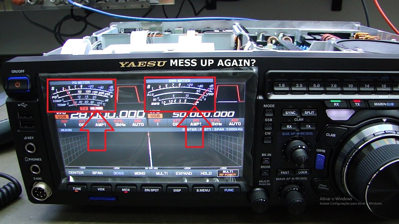 ALPHA TELECOM: FTDX-101MP HI-SWR INDICATION - MISALIGNED AGAIN YAESU? AND WARRANTY ISSUES!