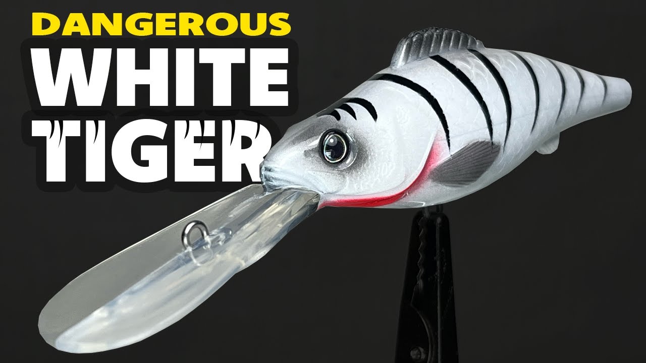 Lure Painting | Attack of the White Tiger!