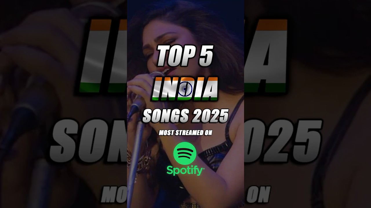 Top 5 India Song On Spotify 2025 #shorts