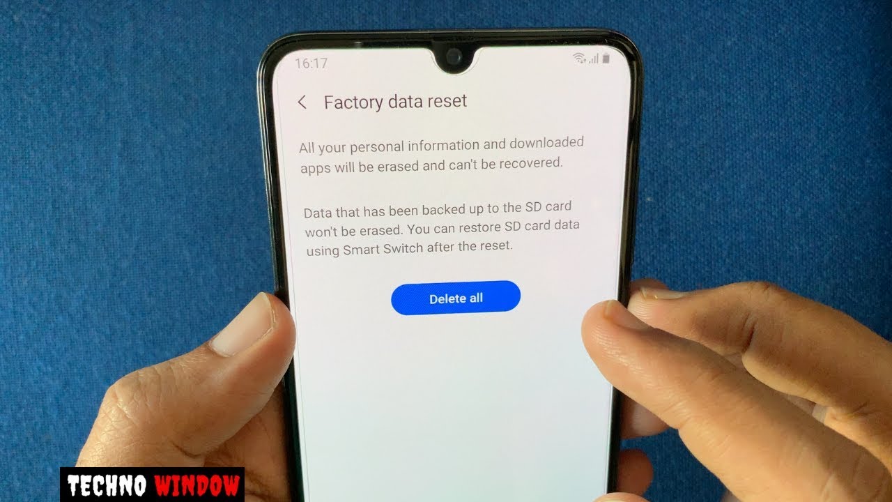How to Factory Data Reset in Samsung Galaxy A70