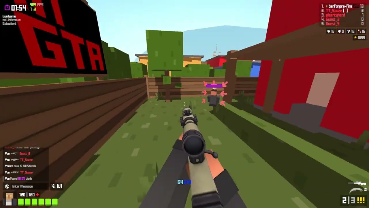 Krunker 29 - 0 gun game nuke