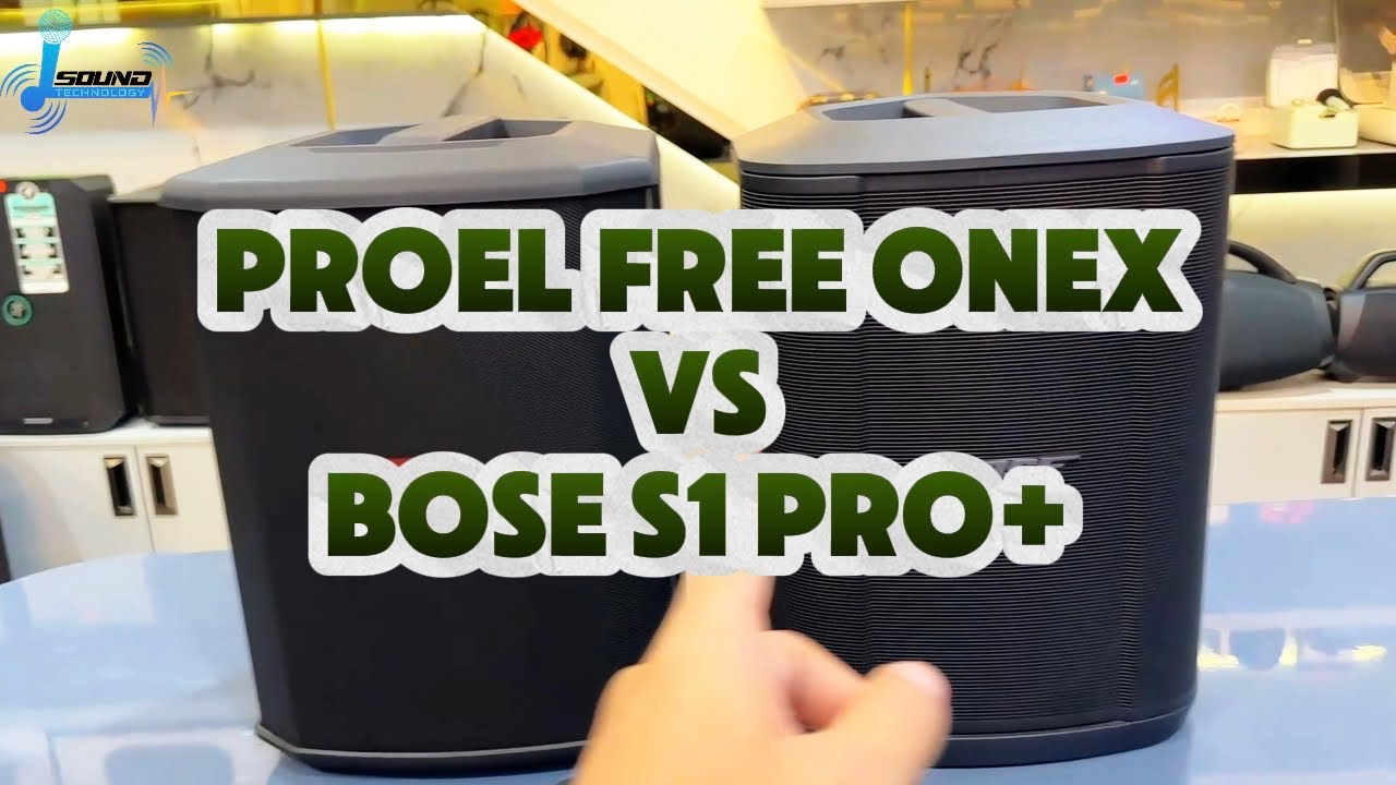 PROEL🇮🇹 Free OneX Vs BOSE 🇺🇸 S1 Pro+
