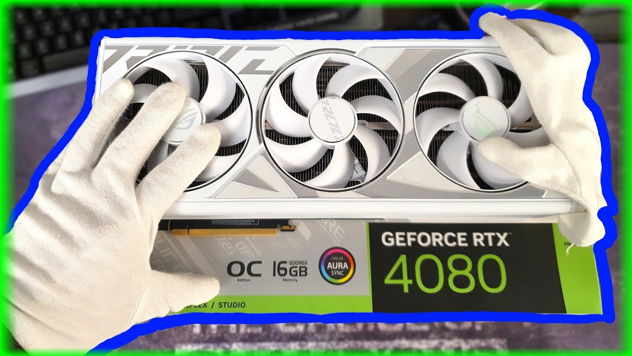 ASUS ROG Strix RTX 4080 16GB White Edition Unboxing