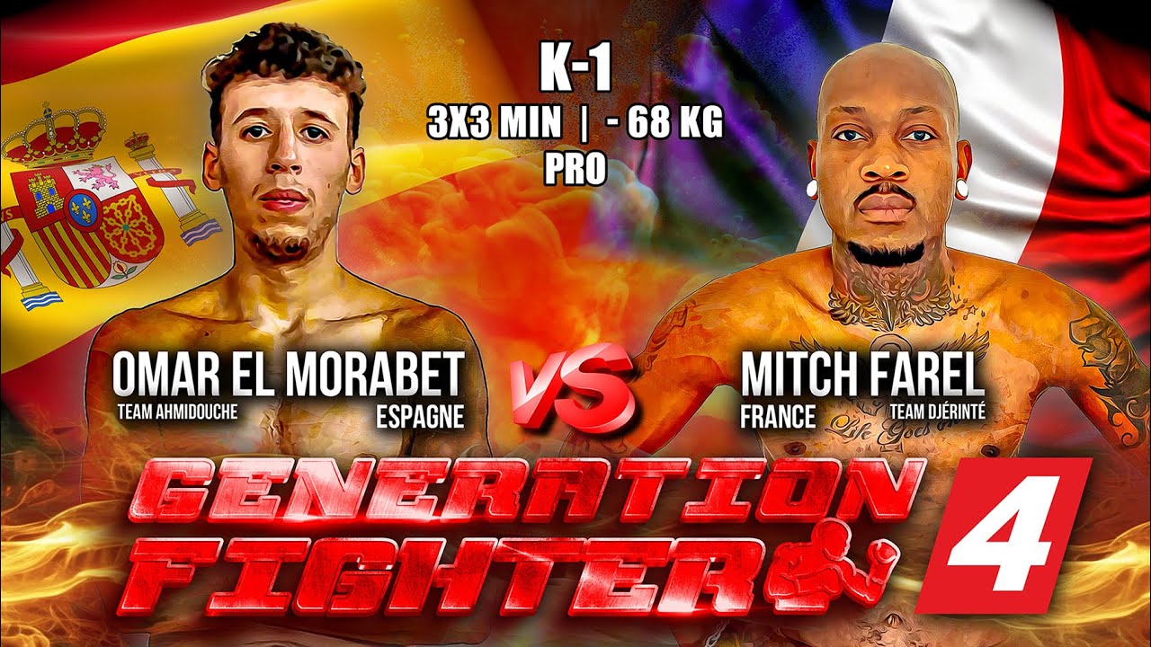 07 Omar El Morabet vs Mitch Farel   K 1,  68 KG, Pro