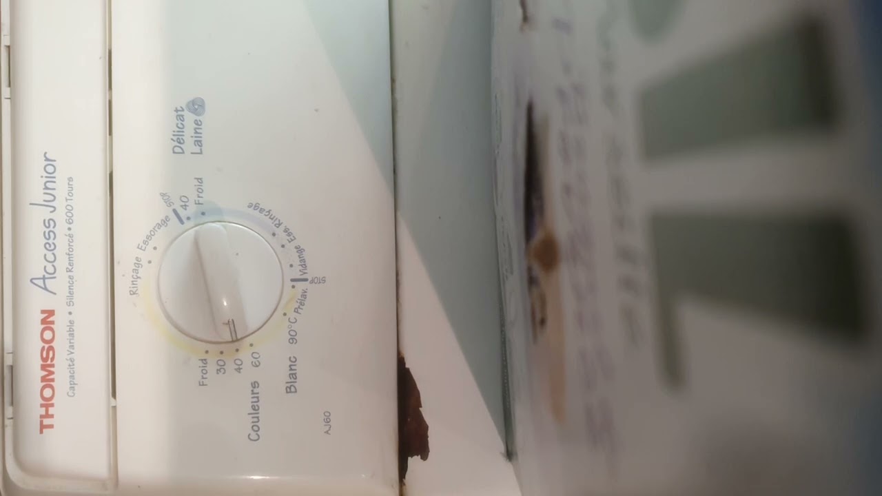 MACHINE A LAVER LE LINGE THOMSON AJ60 COULEUR 60C&deg; -2