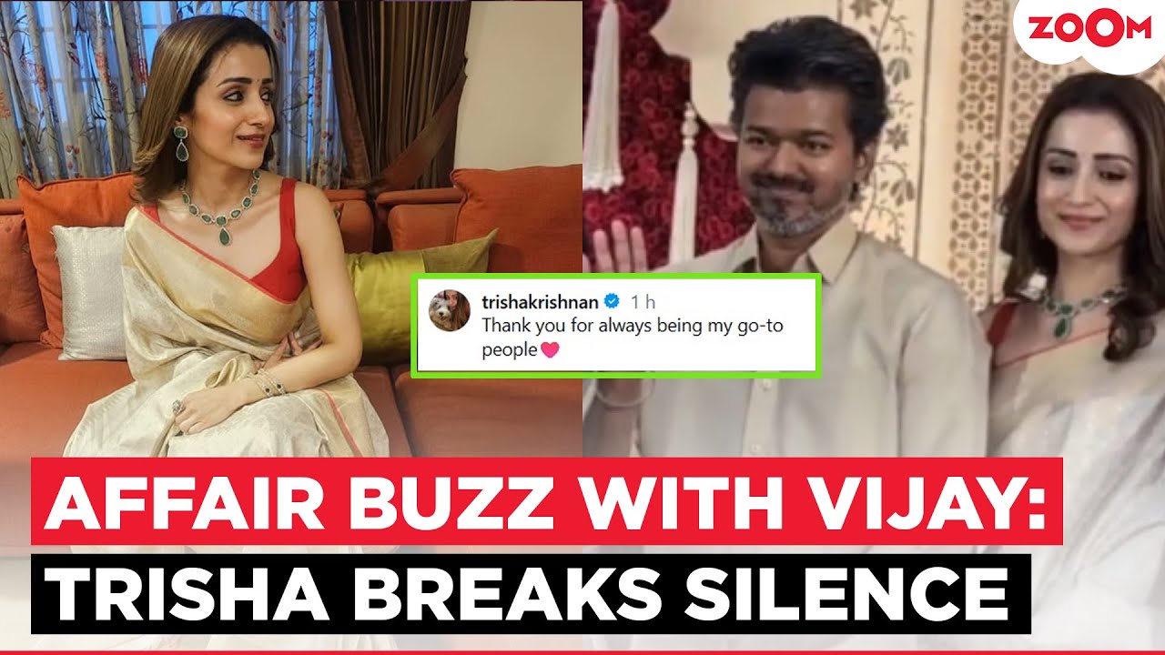 Trisha Krishnan breaks SILENCE, shares cryptic post after attending wedding with Thalapathy Vijay