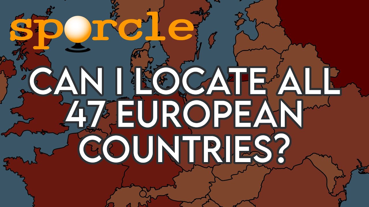 Sporcle - Can I locate all 47 European Countries?