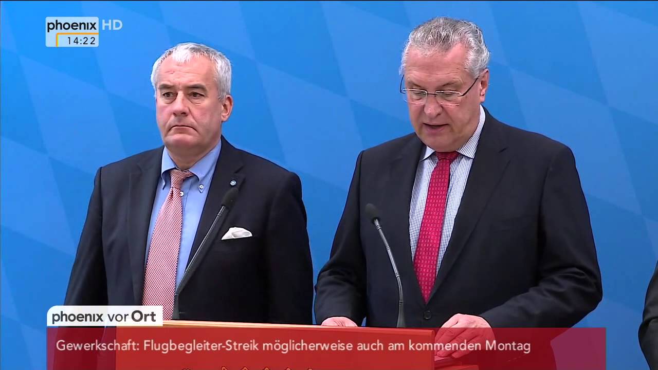 Antisalafismusnetzwerk: Joachim Herrmann auf Pressekonferenz am 23.11.2015