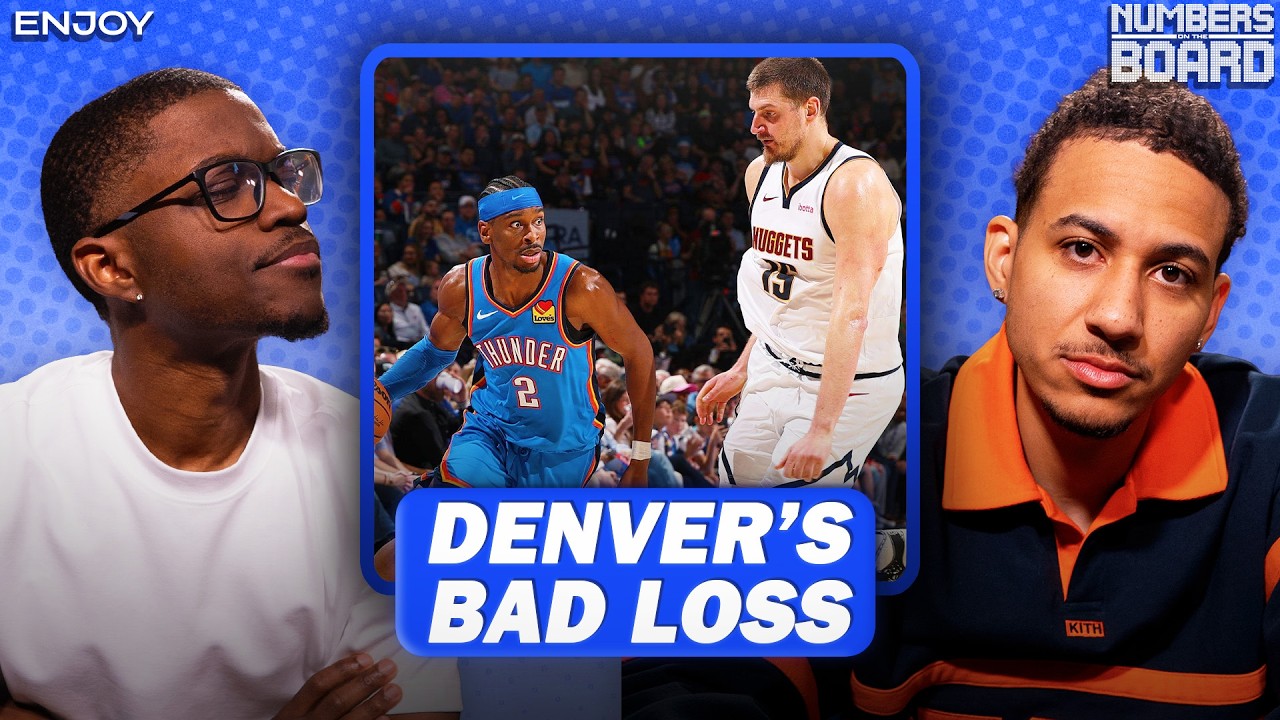 Things are 'not good' in Denver after bad loss to Thunder | Numbers on the Board | NBA on NBC