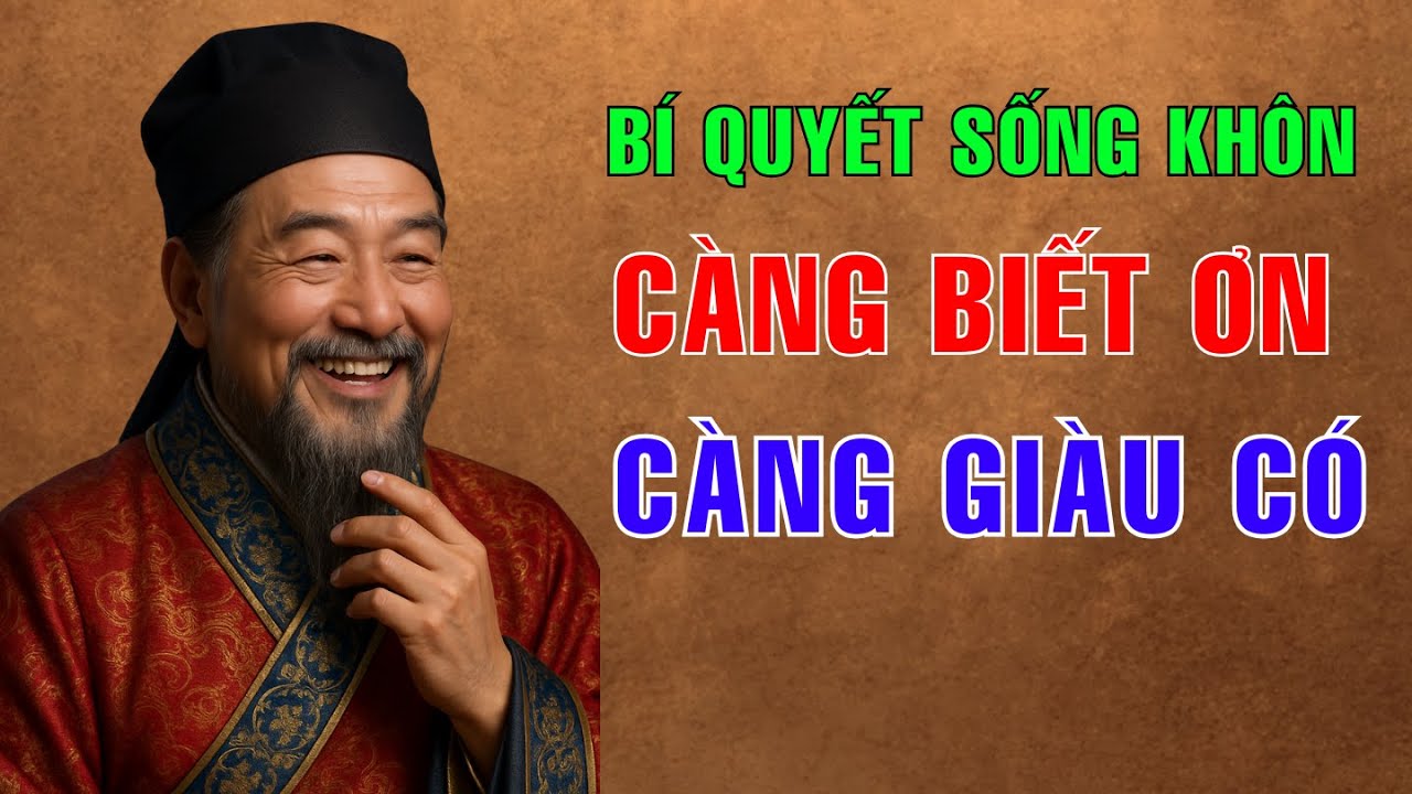 BÍ QUYẾT SỐNG KHÔN: CÀNG BIẾT ƠN – CÀNG GIÀU CÓ
