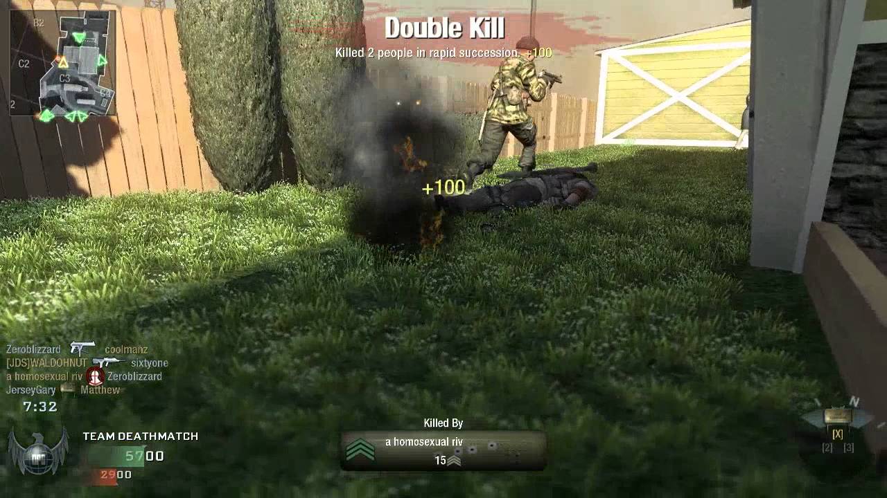 COD Black Ops 1 BO Game 912 TDM Nuketown Win (Late) 25-10