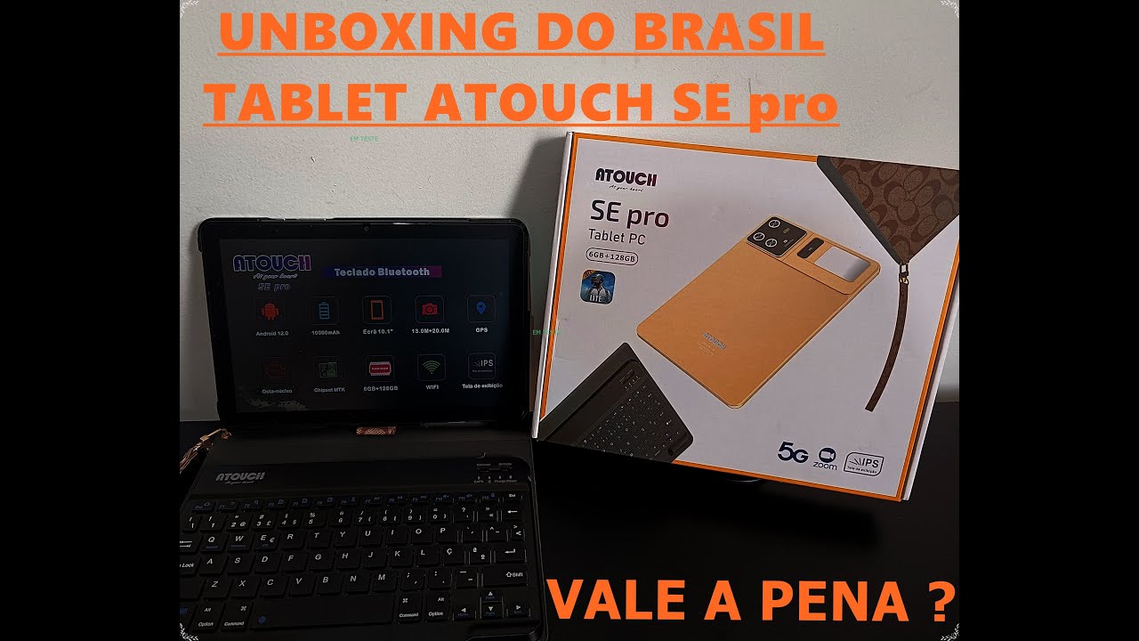 TABLET PC ATOUCH  SE PRO   UNBOXING EM PORTUGUES