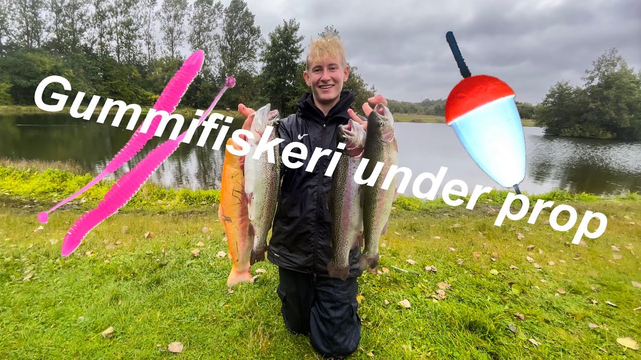 Gummifiskeri under prop - Put and take Fiskeri