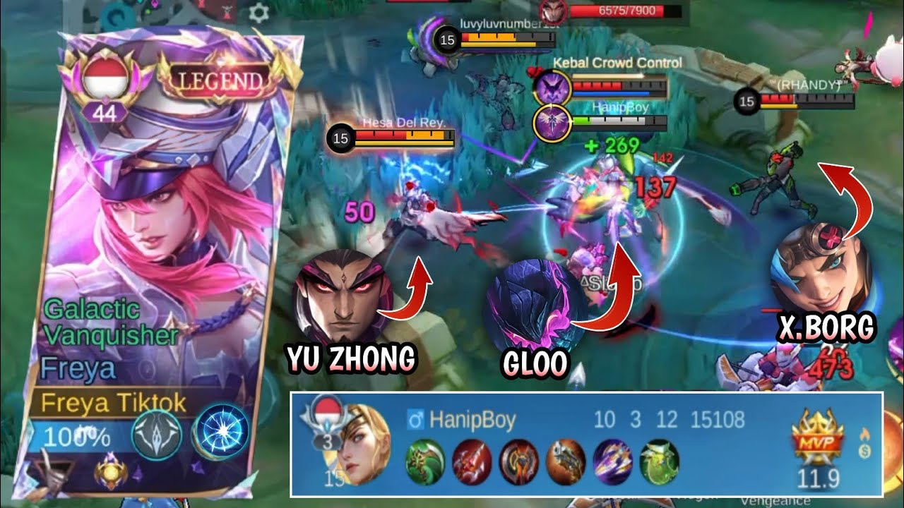 GAMEPLAY HARD GAME FREYA EXP MELAWAN 3 FIGHTER TIER S! BUILD FREYA TERSAKIT DAN TERKUAT 2026
