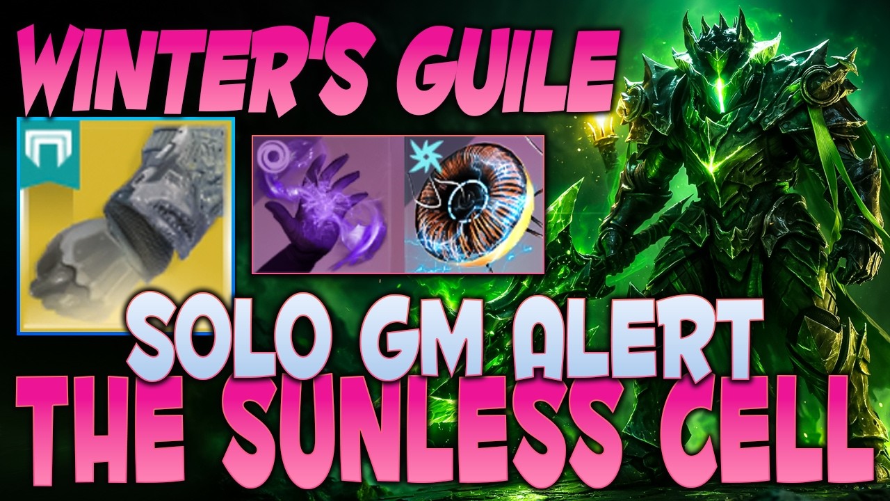 Solo GM Alert The Sunless Cell | Prisamtic Warlock Winter's Guile Build! Destiny 2 Renegades