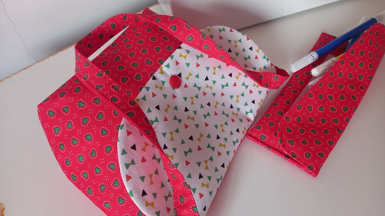 Como fazer bolsa de menina-Tina Arte