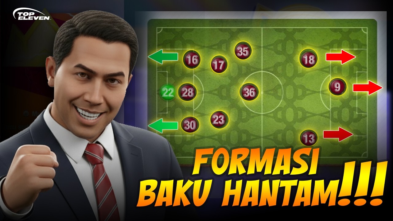 GILAAA... FORMASI INI BERHASIL MEMBUAT TIM BAKU HANTAM DI TOP ELEVEN 2026