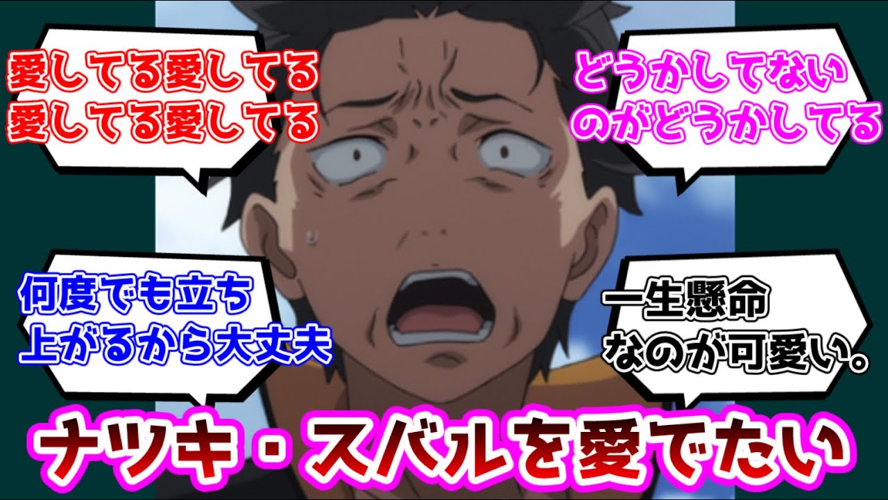 【反応集】ナツキ・スバルをめでるについての反応集【リゼロ】