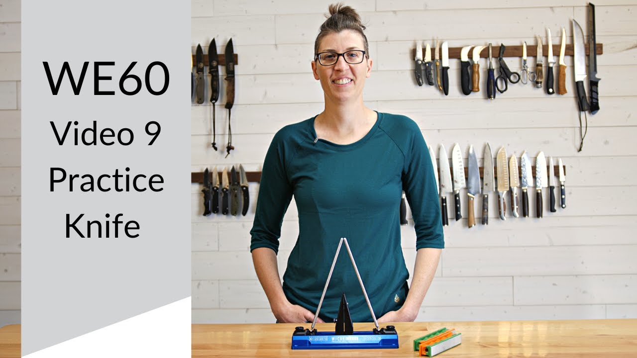 Video 9: Practice Knife - Wicked Edge GO WE60 Precision Knife Sharpener