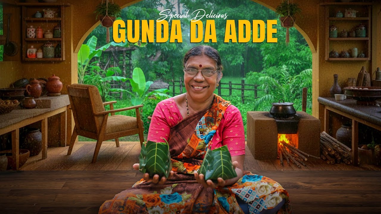 Traditional Making of Jackfruit Leaves Basket I Gunda da Adde I Amma na Atil🥰