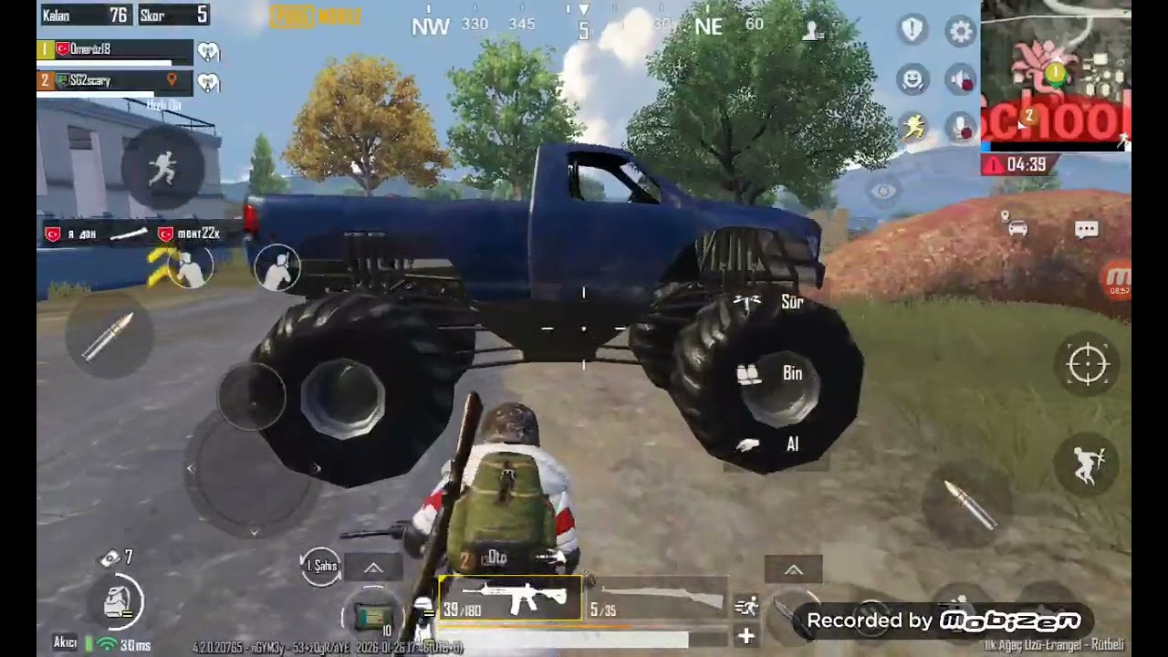 OLCAY İLE BİRLİKTE PUBG MOBİLE OYNADIK😱😱🤯👀/27 KİLLLL🤯