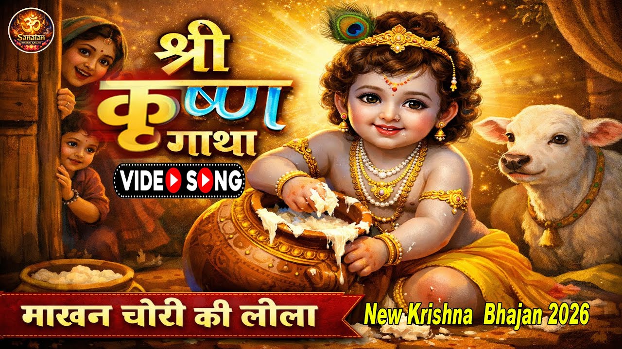 श्री कृष्ण गाथा | Krishna Gatha | माखन चोरी की लीला | Most Popular Krishna Bhajan 2026 |