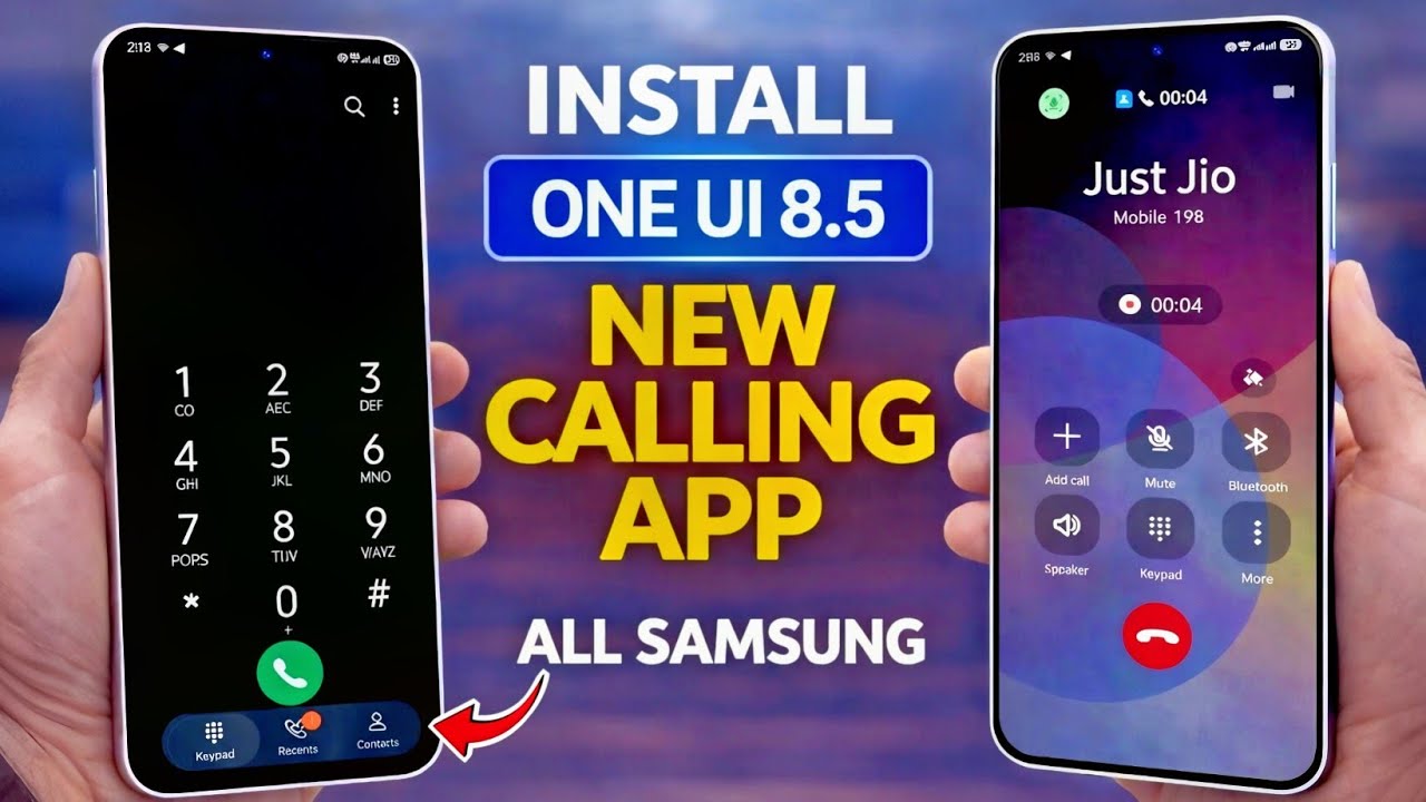 Установите приложение One UI 8.5 Calling на любой Samsung! S24, S23, S22, A55, A55, M55, M16, F55...