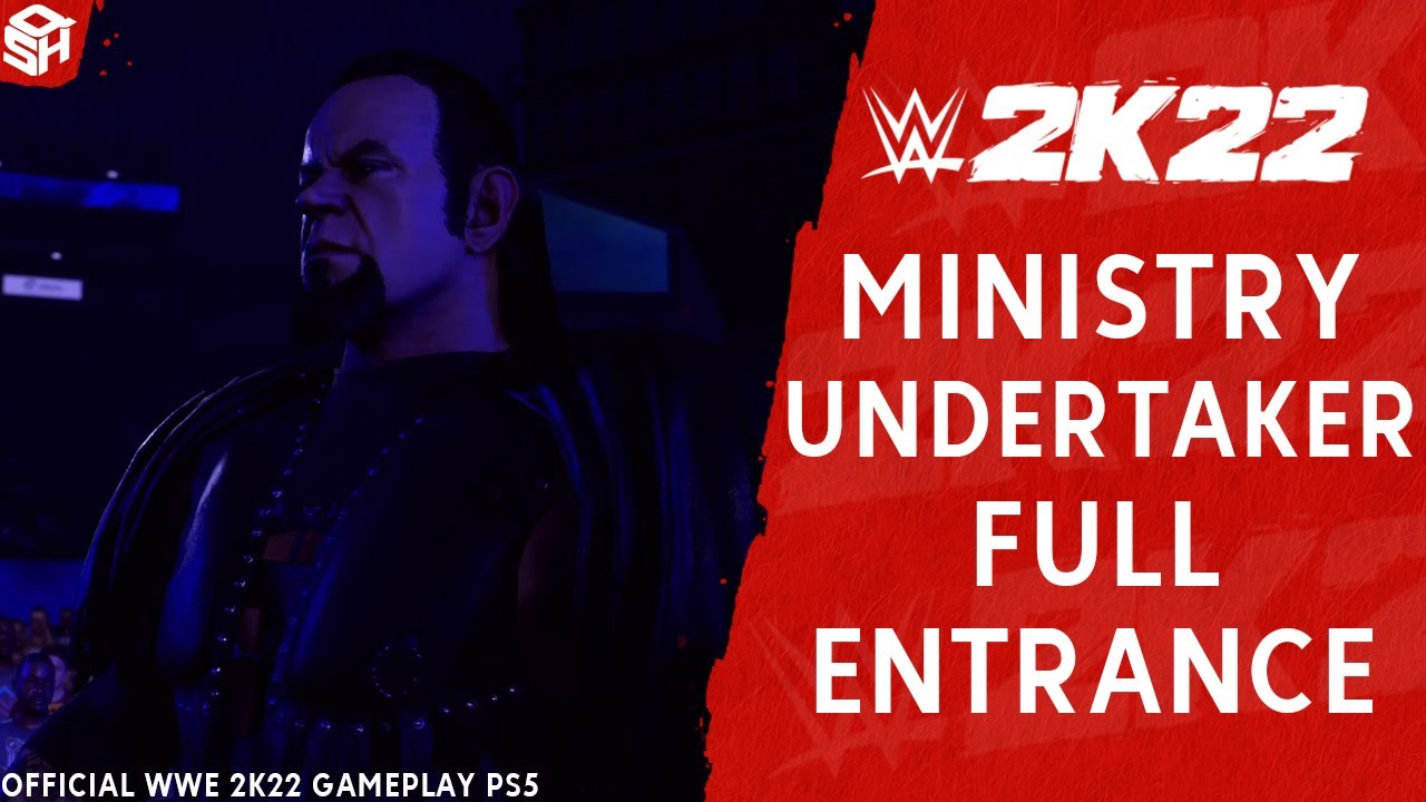 WWE 2K22 MINISTRY UNDERTAKER ENTRANCE HD