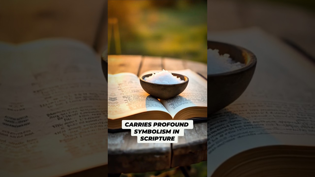 WHAT IS THE Meaning of salt in the Bible? #bible #biblestories...