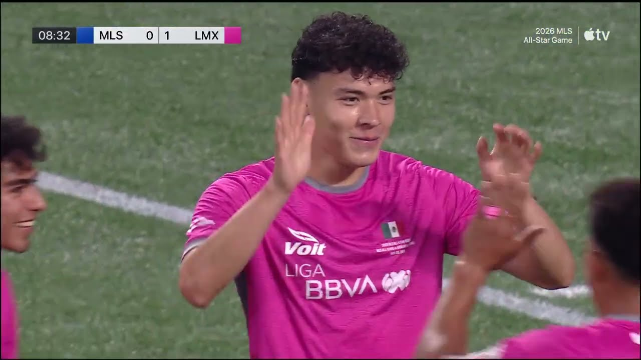 La Liga MX golpea primero en este MLS All-Star Game 2026 con un gran cabezazo de Luis Gabriel Rey