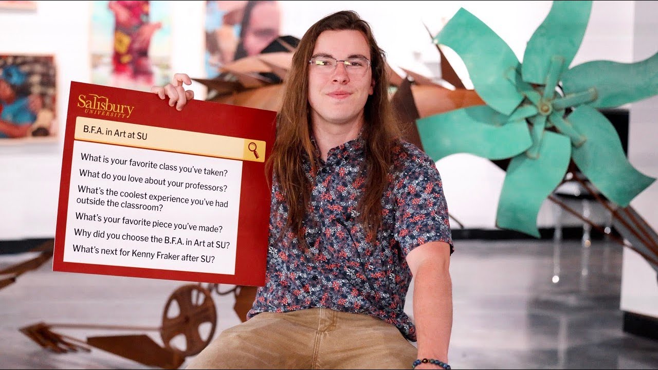 Why I Chose Art at Salisbury University | Student Q&A with Kenny Fraker