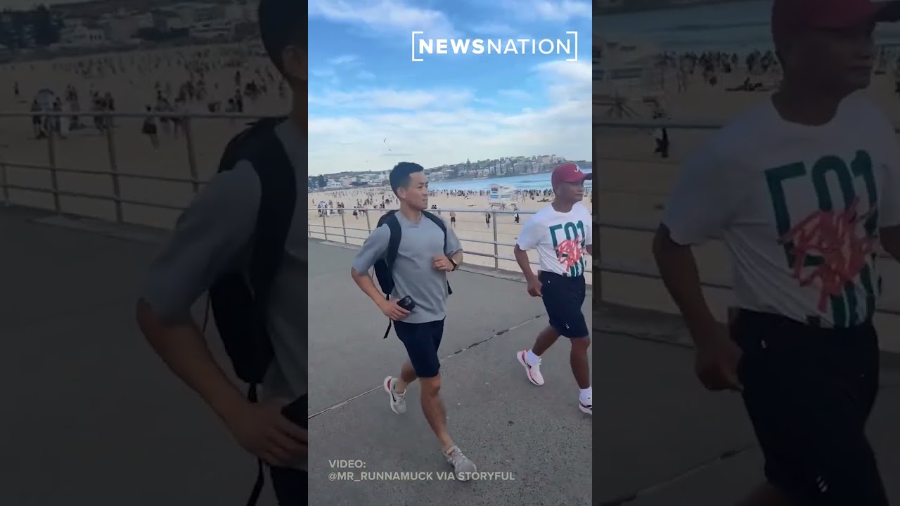 Video captured moment Bondi beachgoers ran from deadly shooting