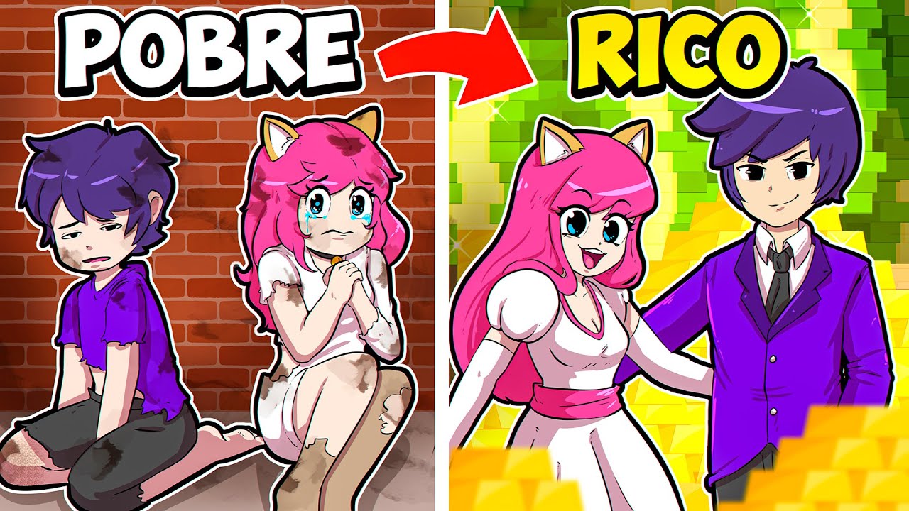 💸 NAMORADO POBRE VS NAMORADO RICO EM BROOKHAVEN RP 🏦!