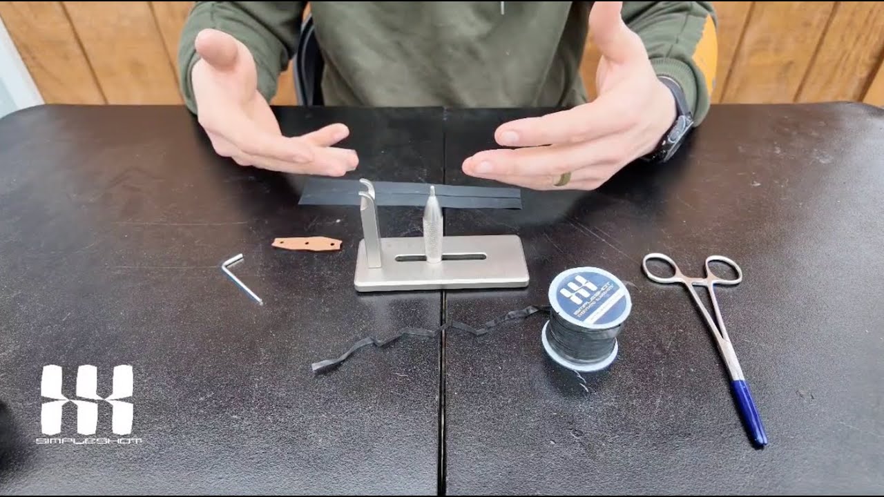 Heavy-Duty Stainless Steel Slingshot Band Tying Jig