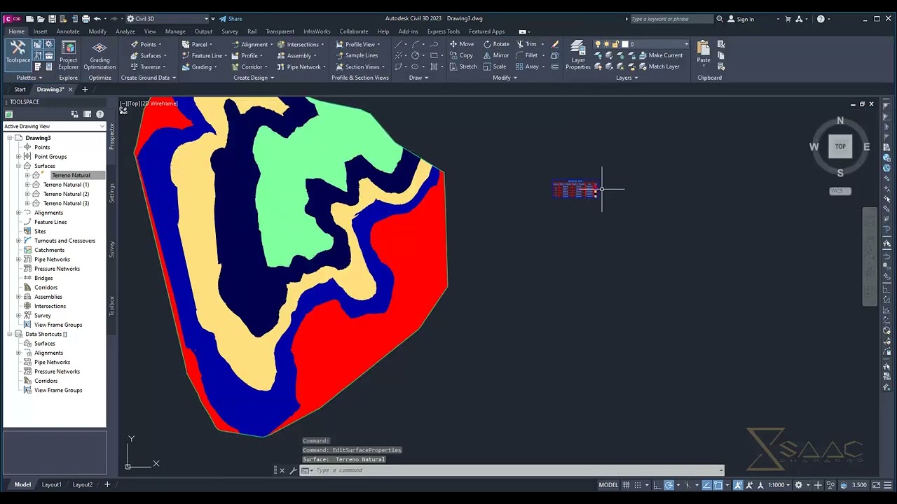 AutoCAD Civil 3D - Análisis de Elevaciones y Pendientes
