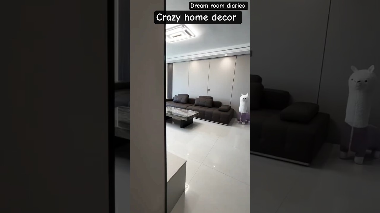 Modern Minimalist Home Interior with Marble Elegance & Ambient Lighting