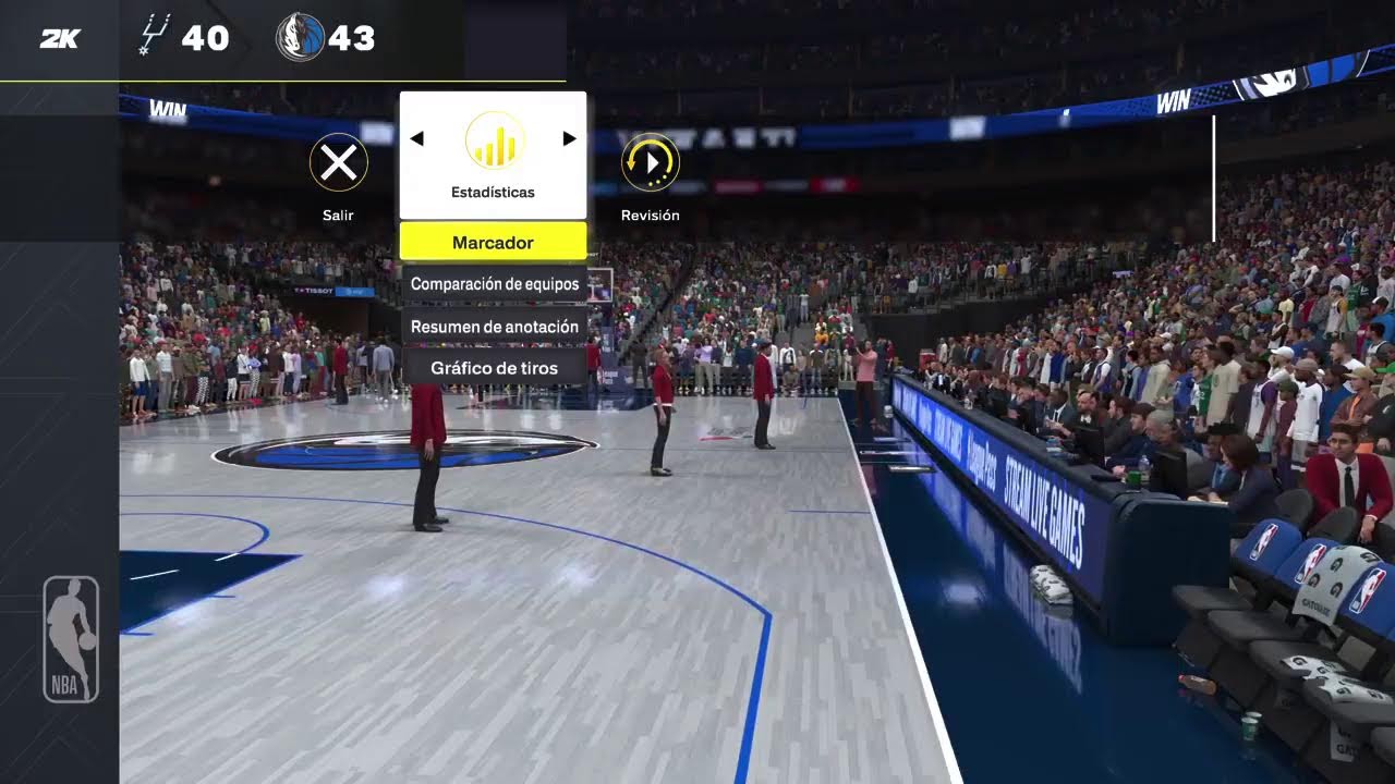 NBA 2k26 gameplay Ronald (Dallas) vs Desconocido (San Antonio) $1000