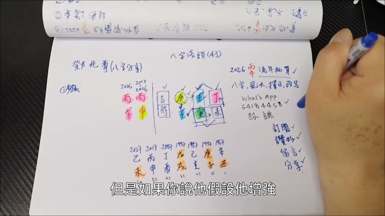 八字淺談(43) 鄧兆尊 先生 八字分享 流年批算| 八字 | 風水| 擇日| 改名