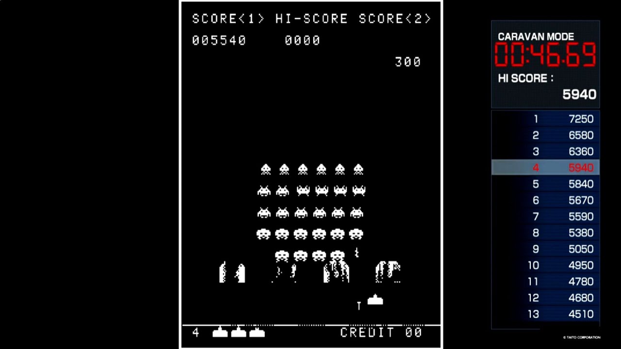 アーケードアーカイブス スペースインベーダー【PS4】キャラバンモード　6380pts.