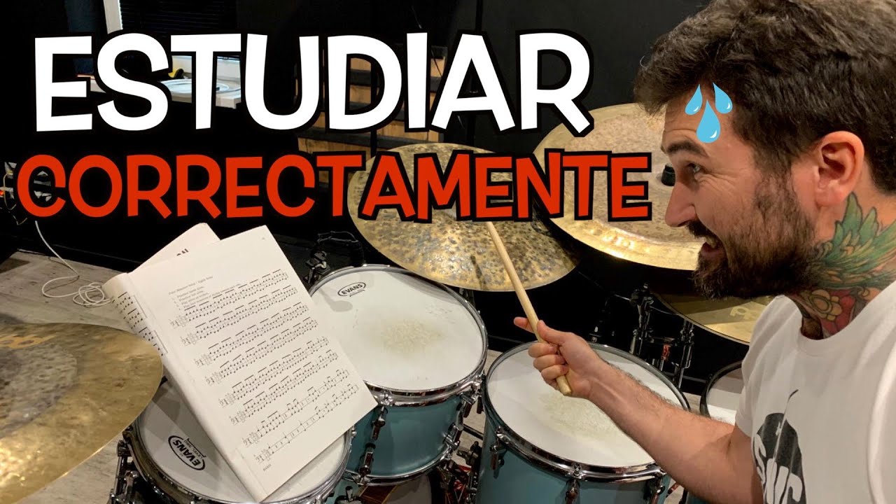 como ESTUDIAR BATERIA CORRECTAMENTE 🤓 - DESARROLLA TU ESTUDIO