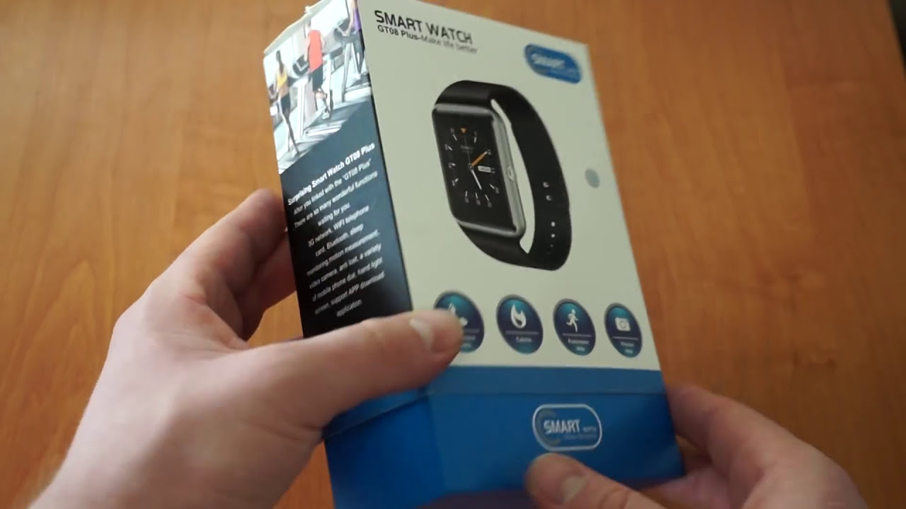 Обзор Smart Watch GT-08 Plus на Android 4.4.2. Подключение к смартфону