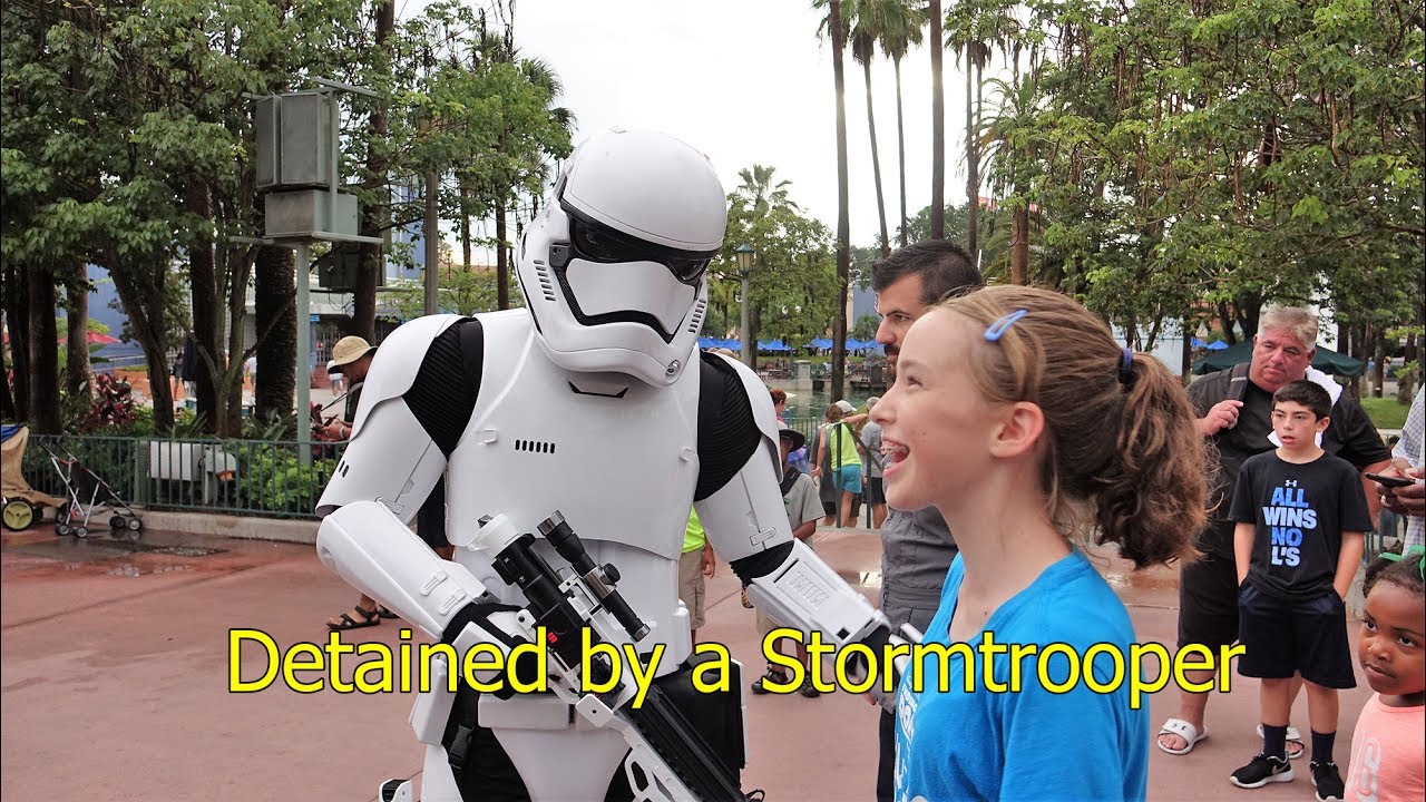 Detained by a Stormtrooper at Disney's Hollywood Studios