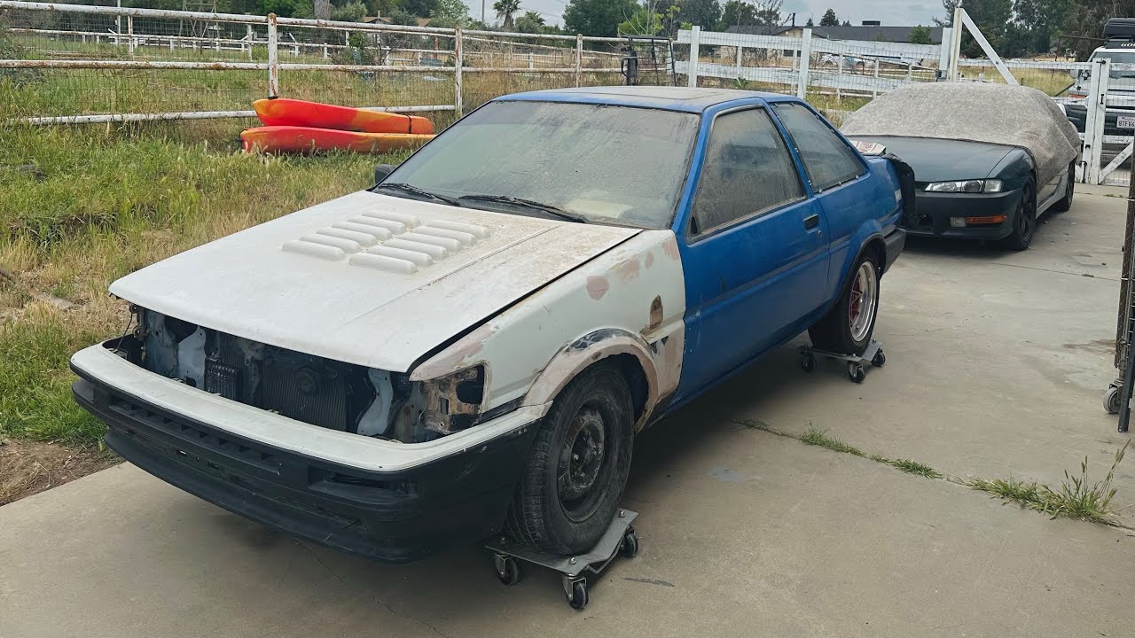 Restoring entire AE86 fuel system! Car is alive again!