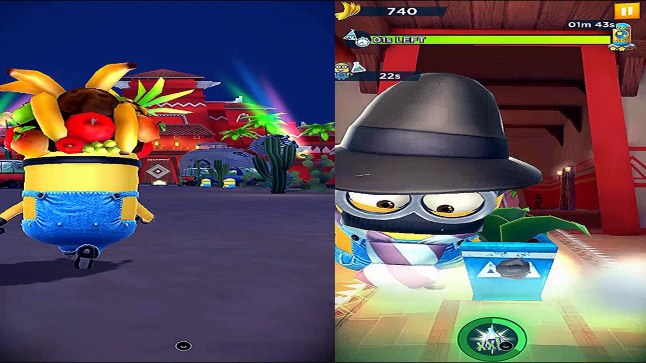 Despicable Me Minion Rush, Episode 66 - Cool Fullscreen Reverse Android Gameplay.