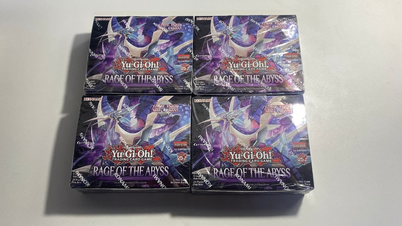 YU GI OH RAGE OF THE ABYSS unboxing case PARTE 1