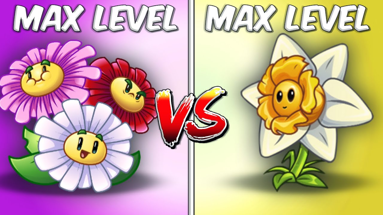 Owerview Dazey Chain vs Draftodil - PvZ 2 Comparing Plants
