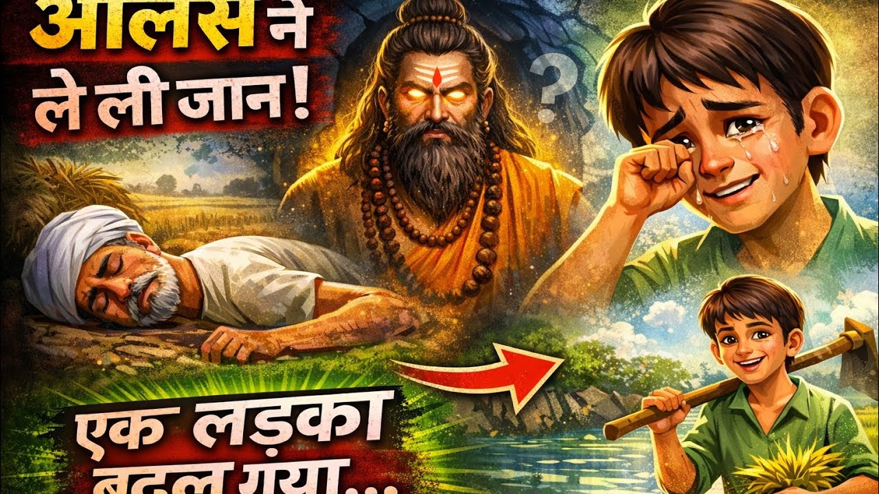 आलस छोड़ो, मेहनत करो | प्रेरणादायक गांव की कहानी | Hindi Story