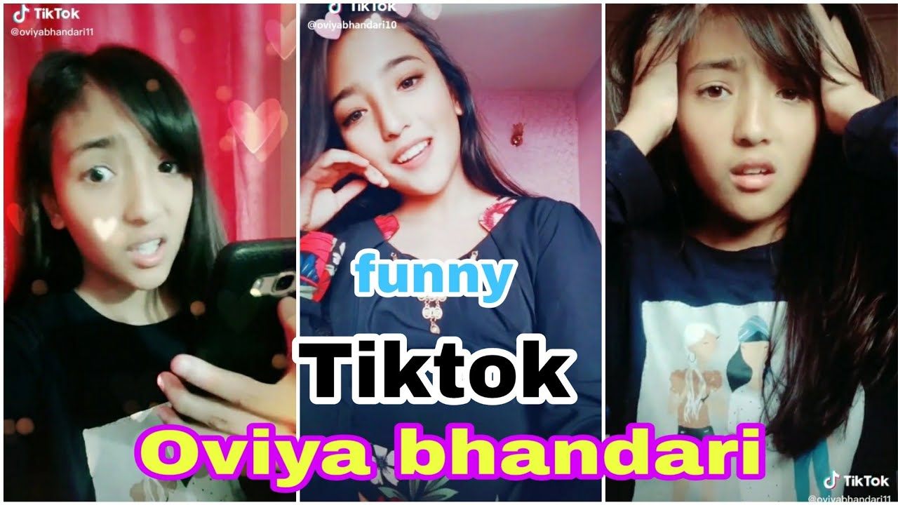 Oviya bhandari | funny tiktok videos | cartoonz crew junior